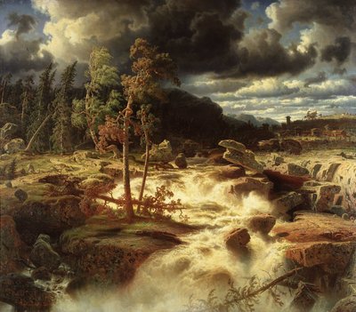 Waterfall in Småland by Marcus Larson